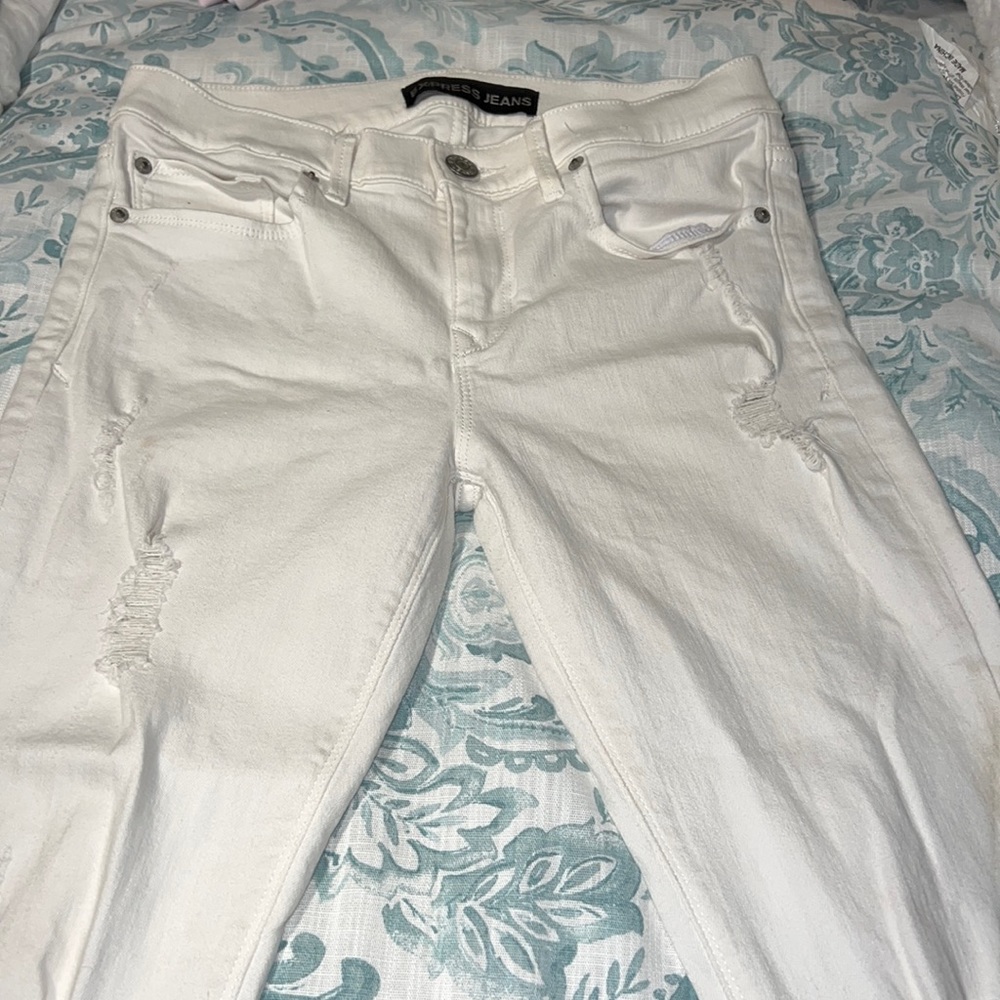 Express legging white jeans
